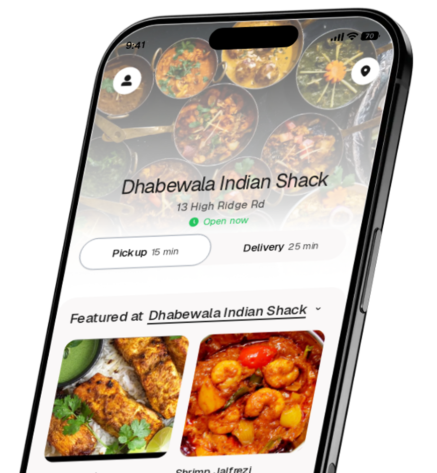 Dhabewala Indian Shack app preview