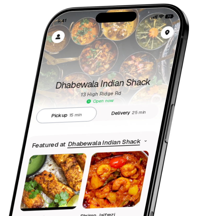 Dhabewala Indian Shack app preview