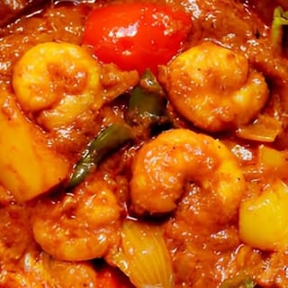 Shrimp Jalfrezi Lunch