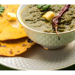 Sarson Da Saag-Makki Di Roti